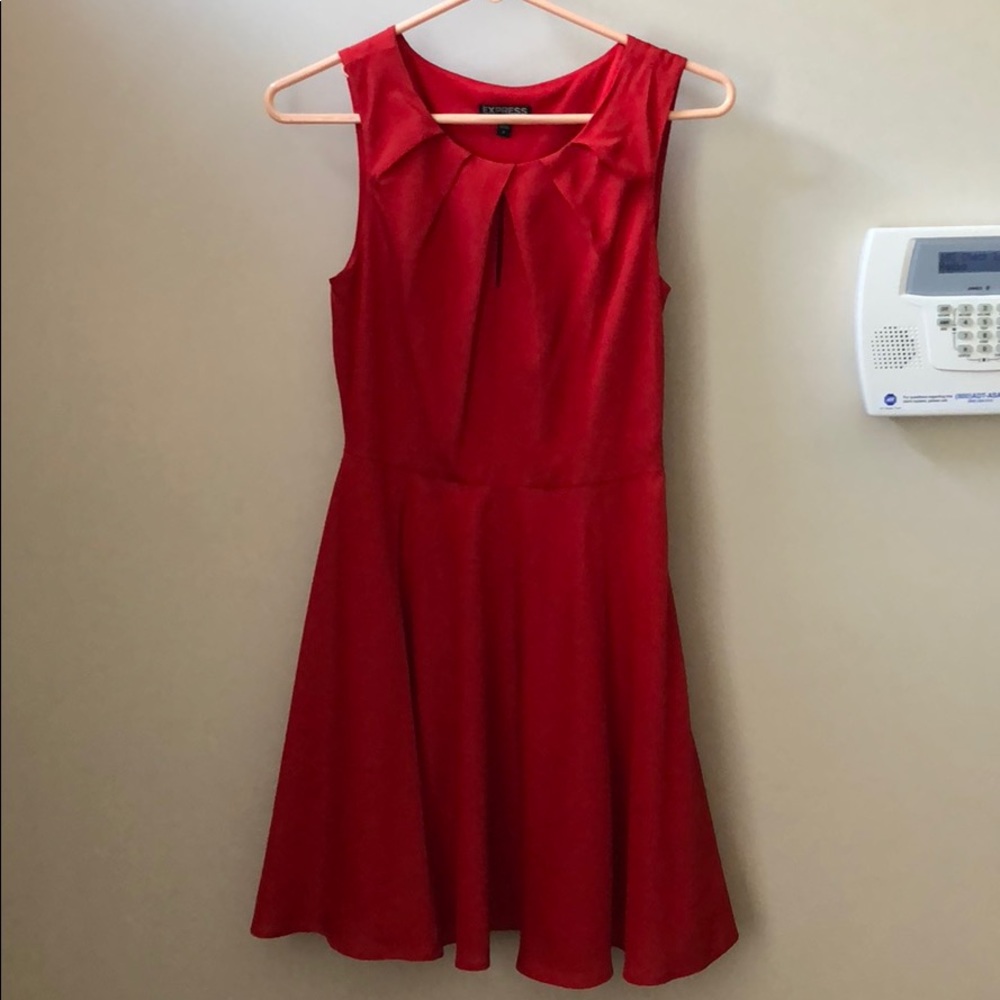 Express fit and flare dress